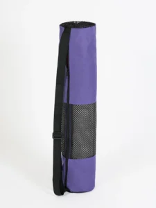 Purple zip up mat bag