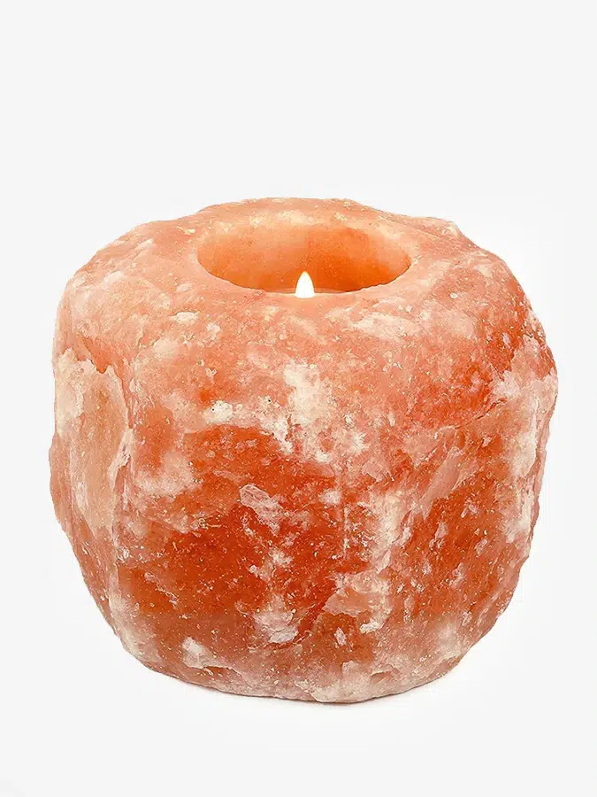 Himalayan Salt Candle Tea Light Holder is perfect for a Valentines Day Gift