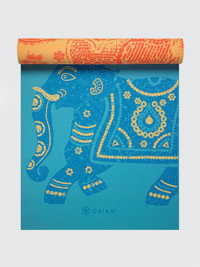 Gaiam Reversible Elephant Yoga Mat 6mm